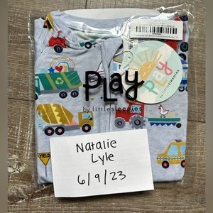 Little Sleepies Community Cars Shorty Romper